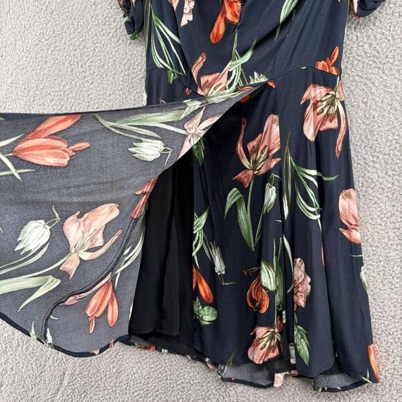 ASTR the Label Off the Shoulder Floral Mini Dress size medium vacation tropical - Picture 8 of 14